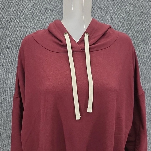 Buffalo David Bitton Ladies Trendy Hoodie w Pockets XX-Large Size Rhubarb - Picture 4 of 14